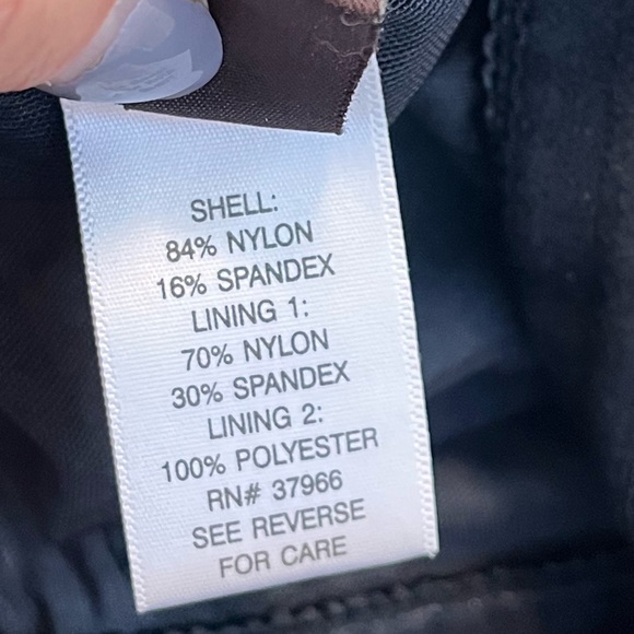 Dana Buchman Swimsuit Black One Piece Hawaiian Floral Animal Print 10 - Picture 4 of 6